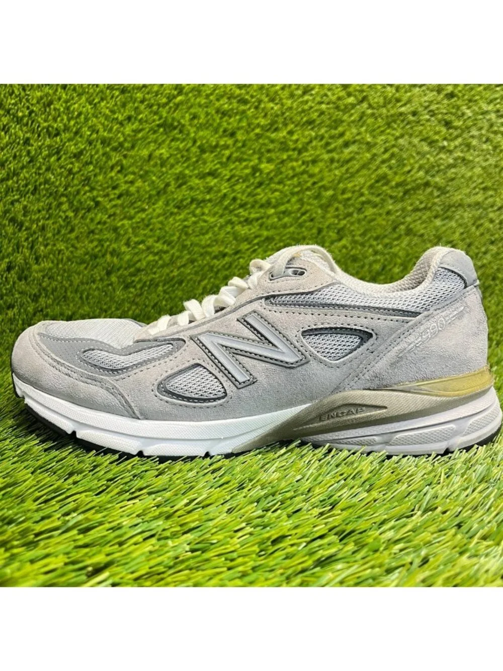 New Balance 990v4 Womens Size 8 Gray Athletic Running Walking Shoes Sneakers